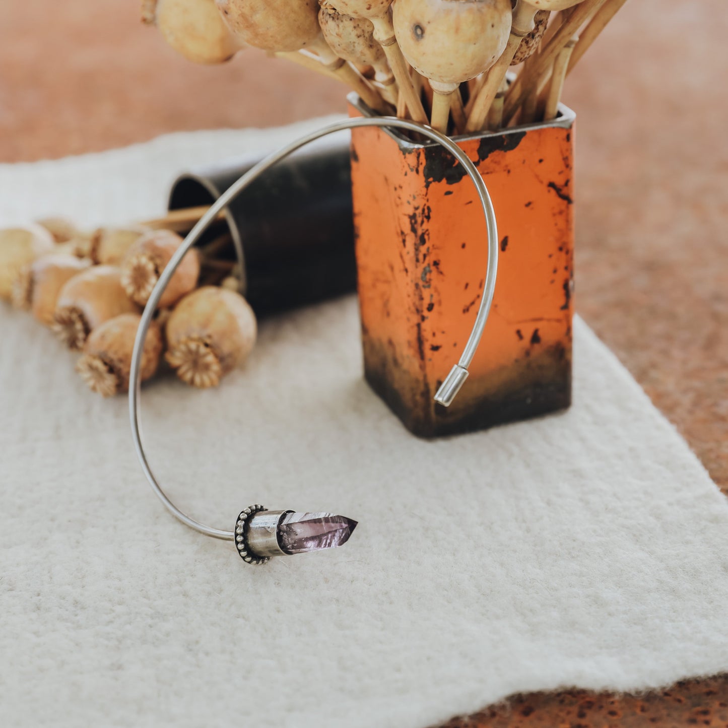 Amethyst Point Choker