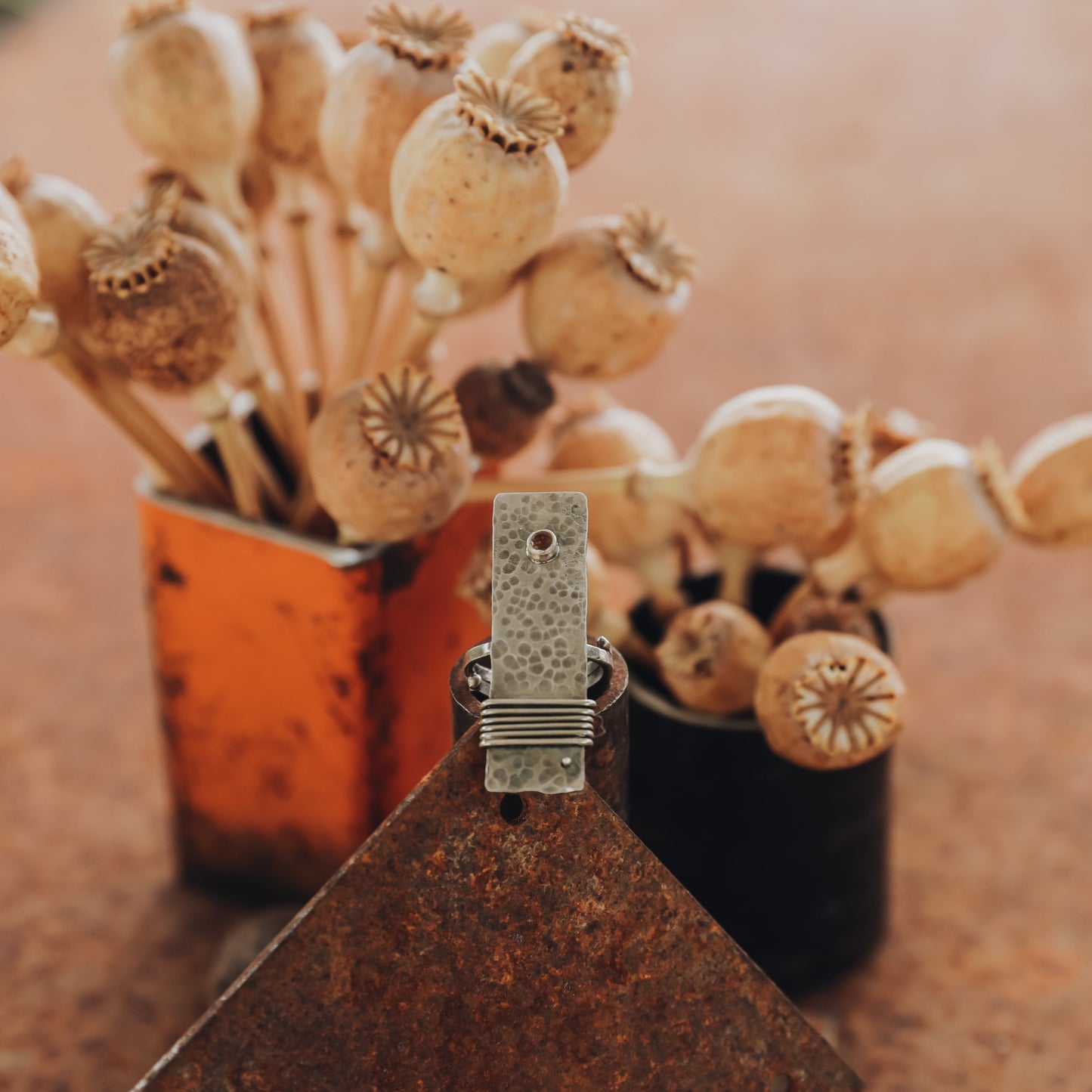 Rectangle Sheld Ring
