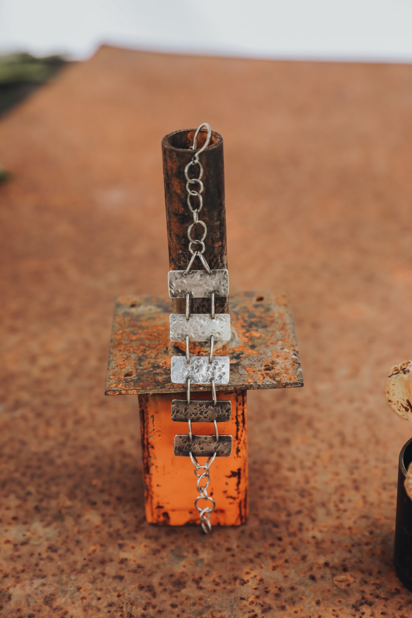 Bold Rectangle Link Bracelet