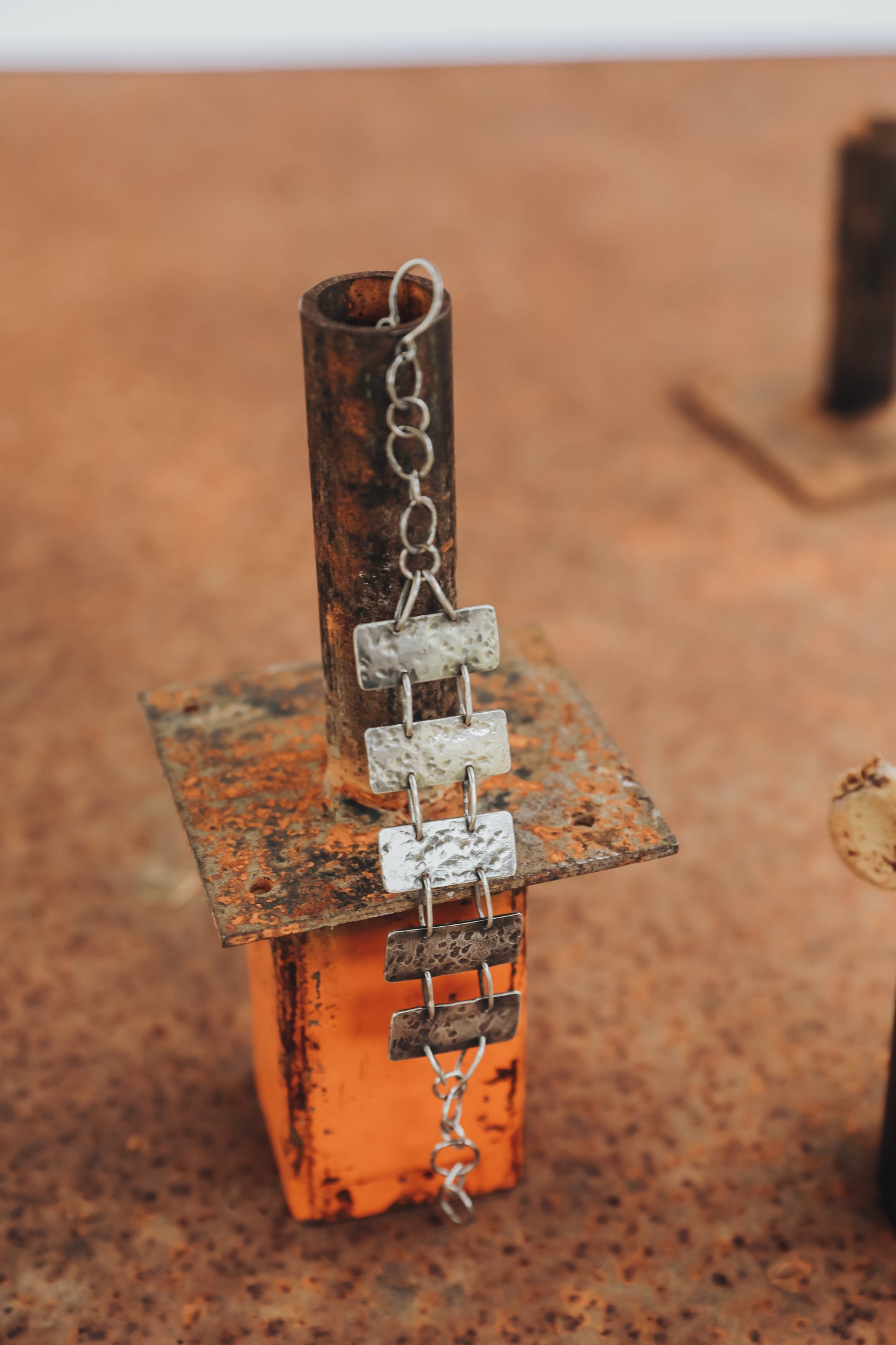 Bold Rectangle Link Bracelet