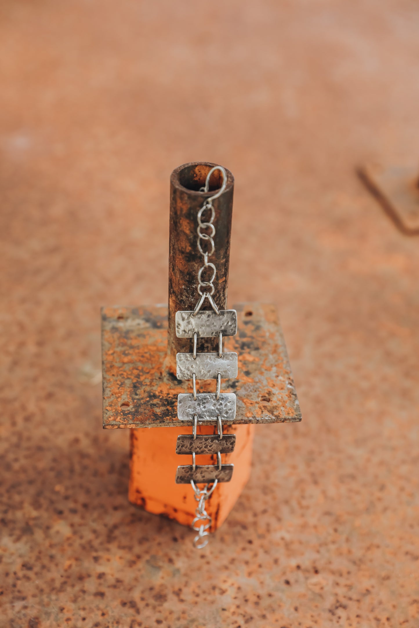 Bold Rectangle Link Bracelet