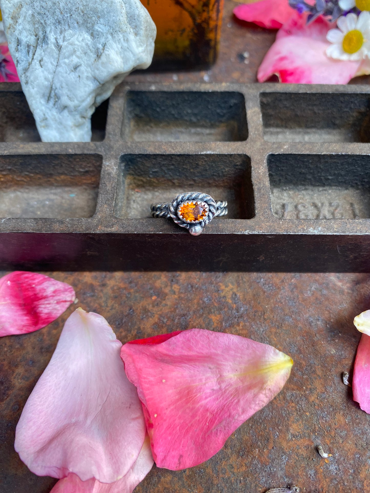 Brandy Citrine Ring