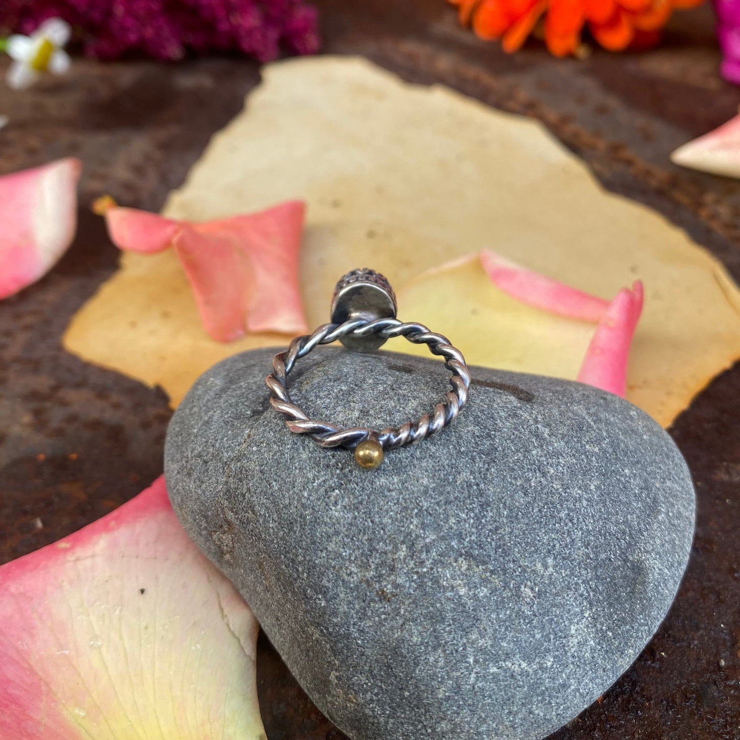 Yellow Scapolite Ring