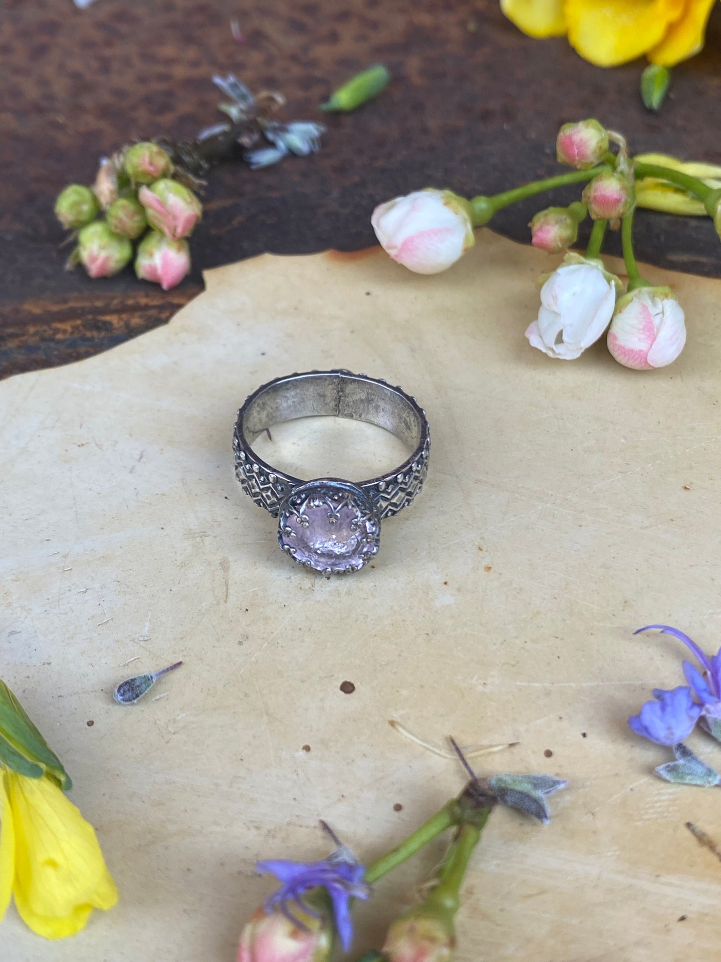 Rose Quartz Ring