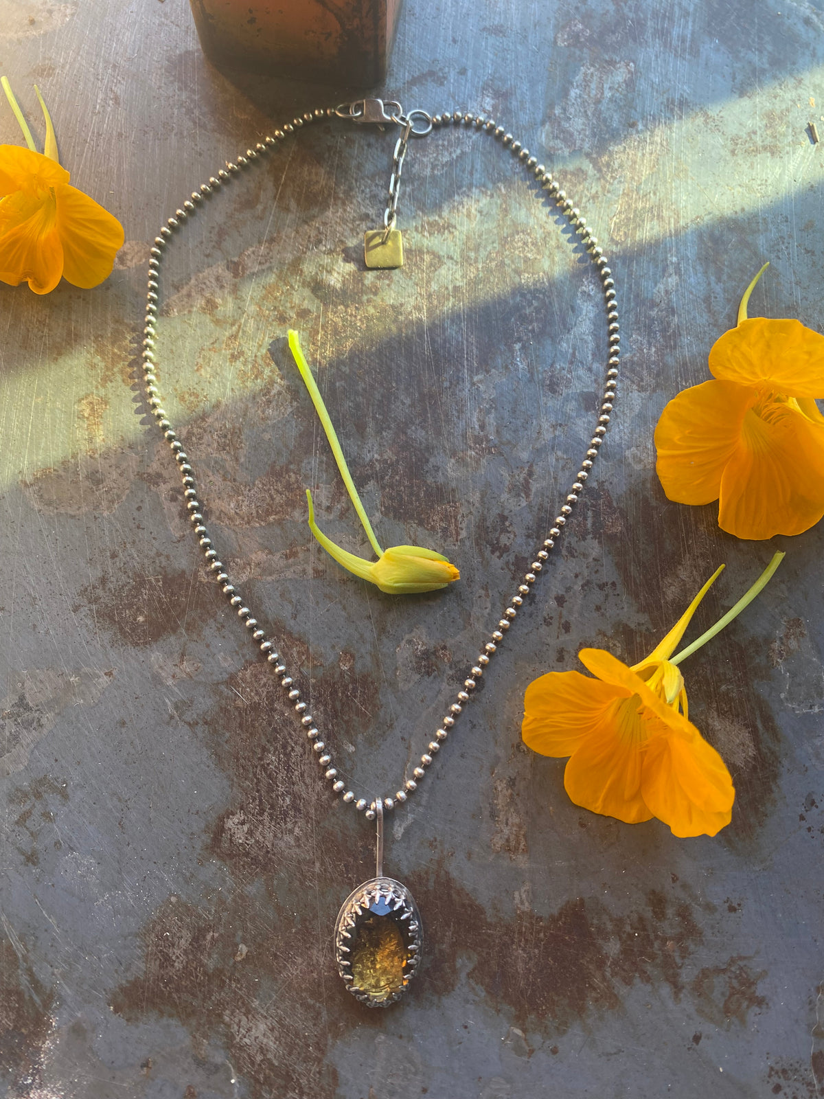 Champagne Quartz Necklace