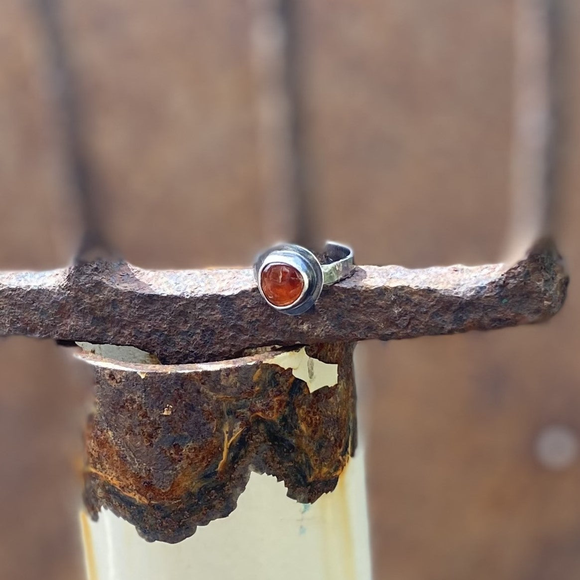 Hessonite Ring