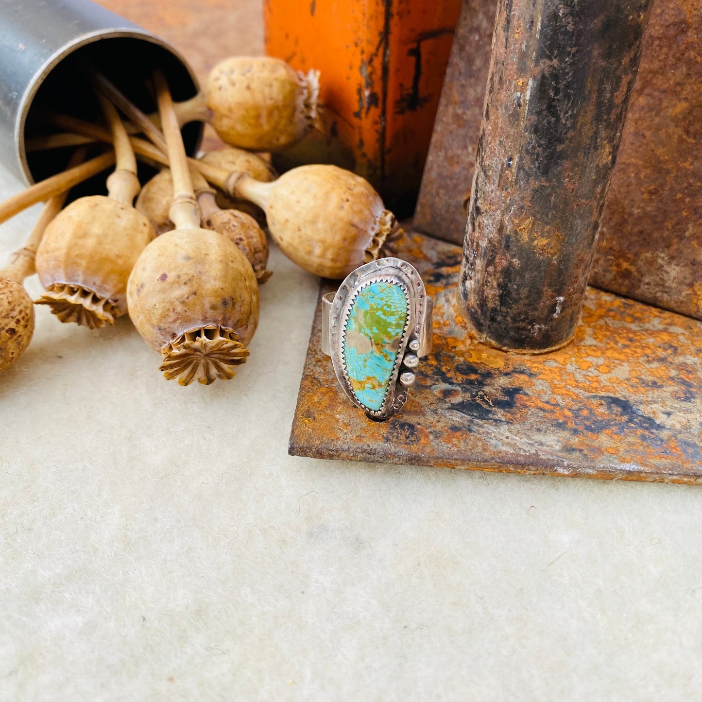 Turquoise Chunker Ring