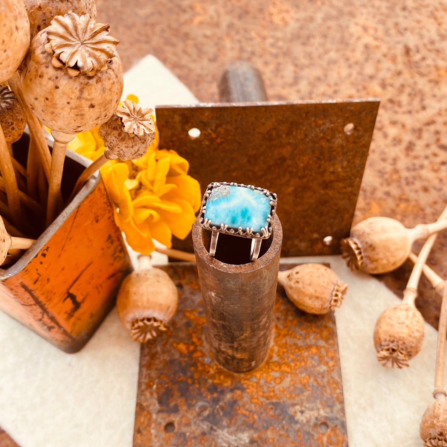 Larimar Ring
