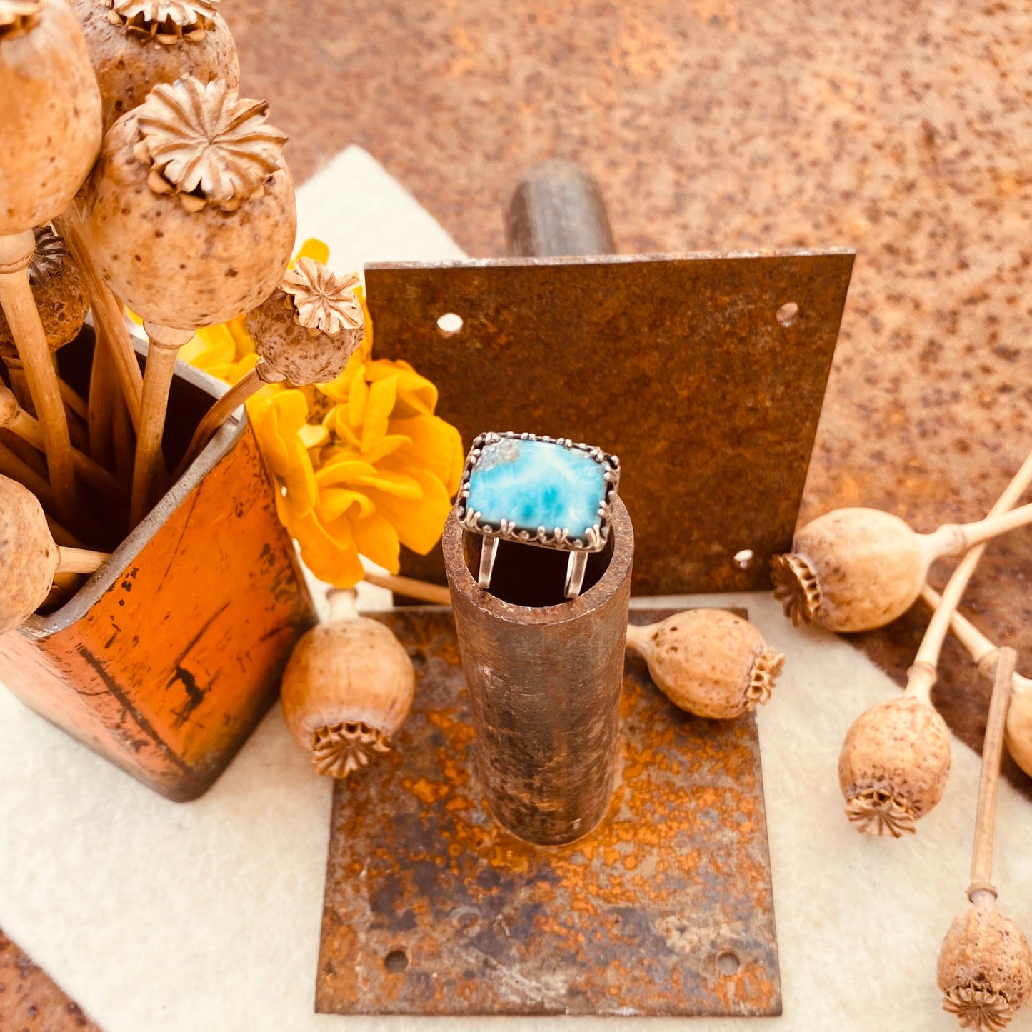 Larimar Ring
