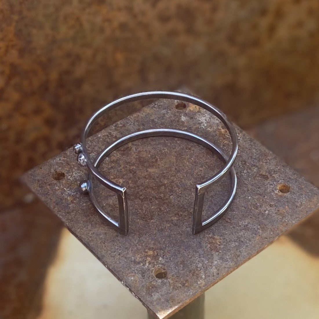 Open Cuff with Dots