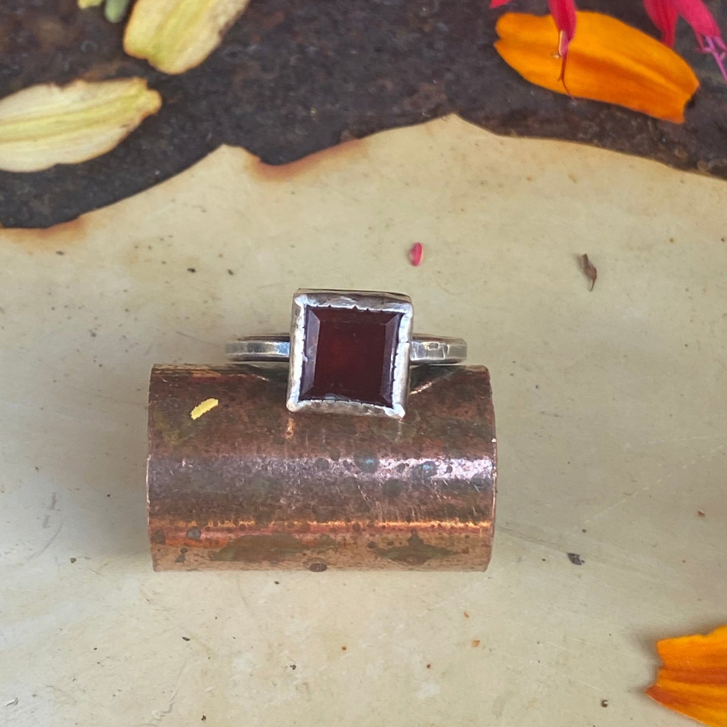 Hessonite Ring