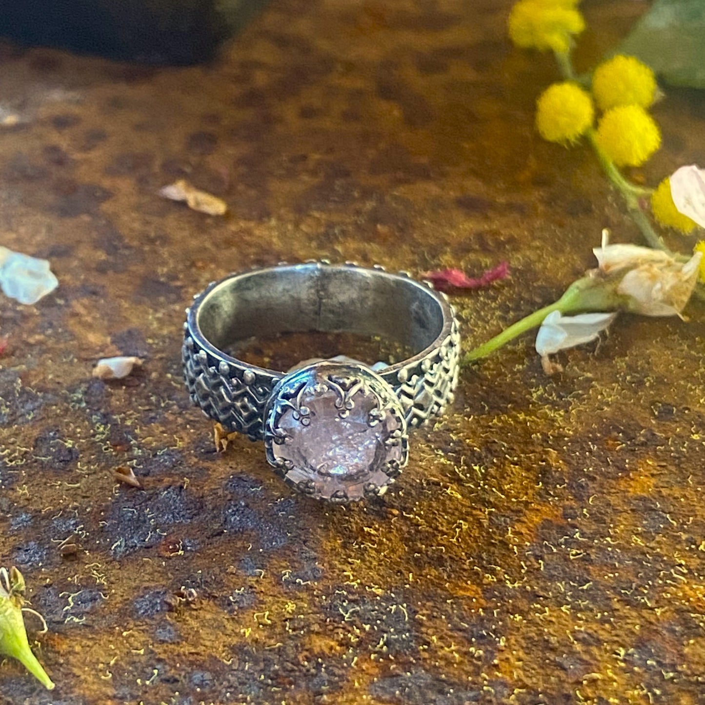 Rose Quartz Ring