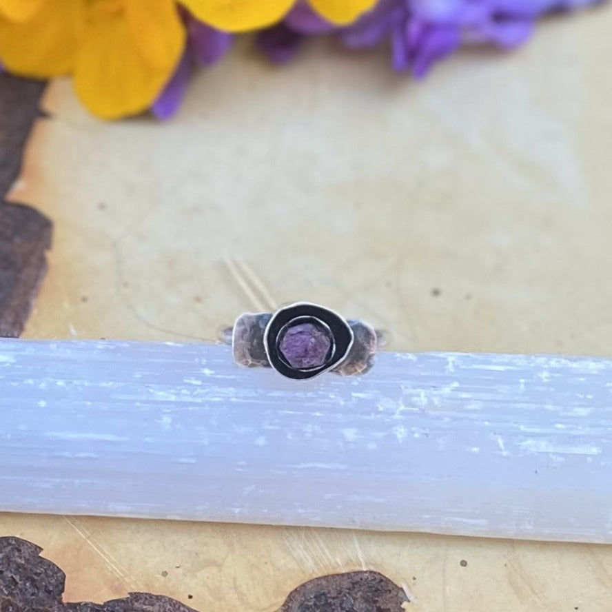 Raw Ruby Ring