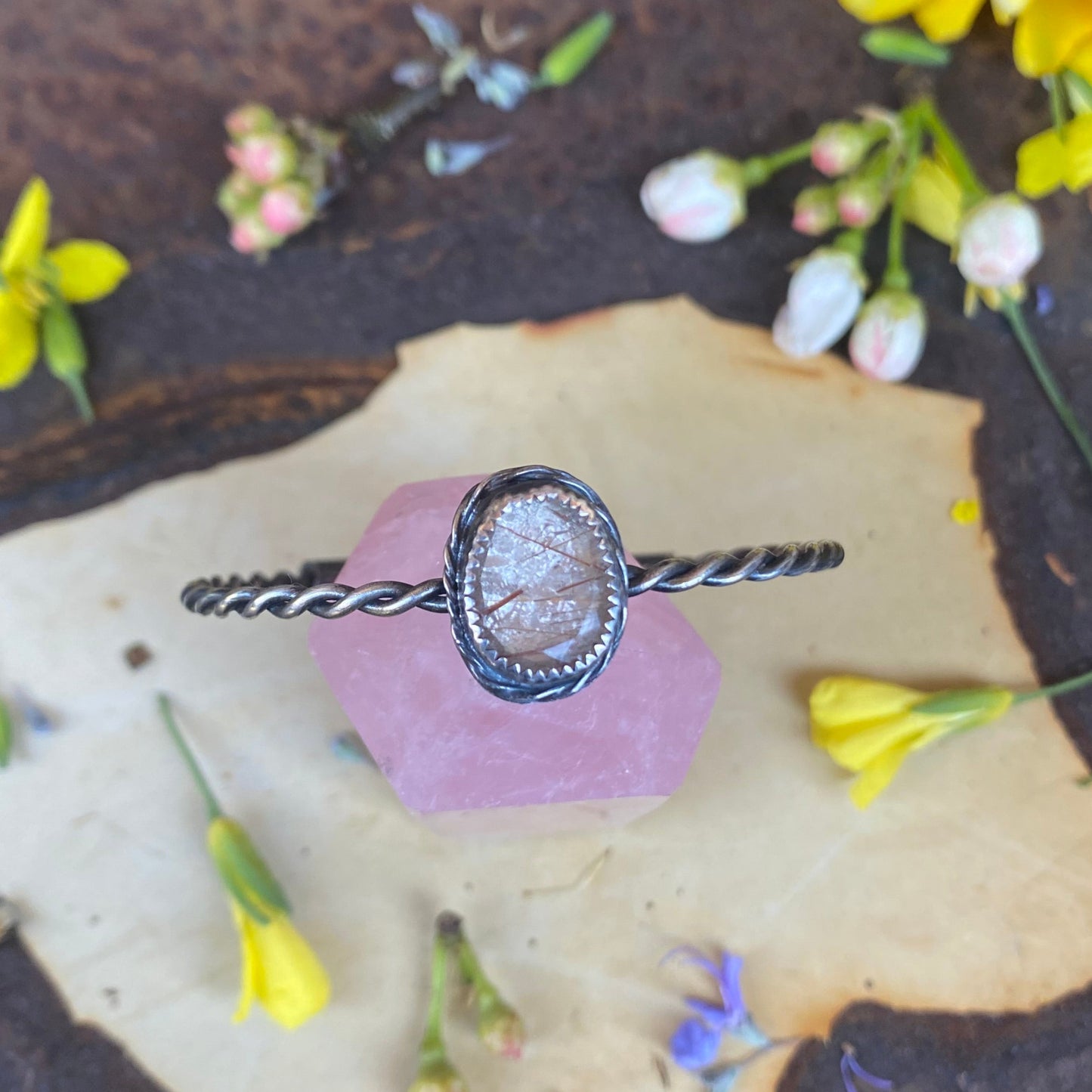 Hand Cut Faceted Rainbow Tourmaline
