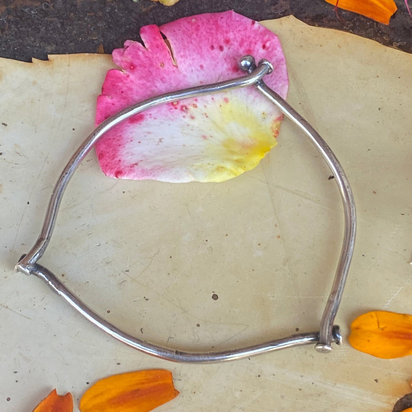 Sterling Triangle bangle