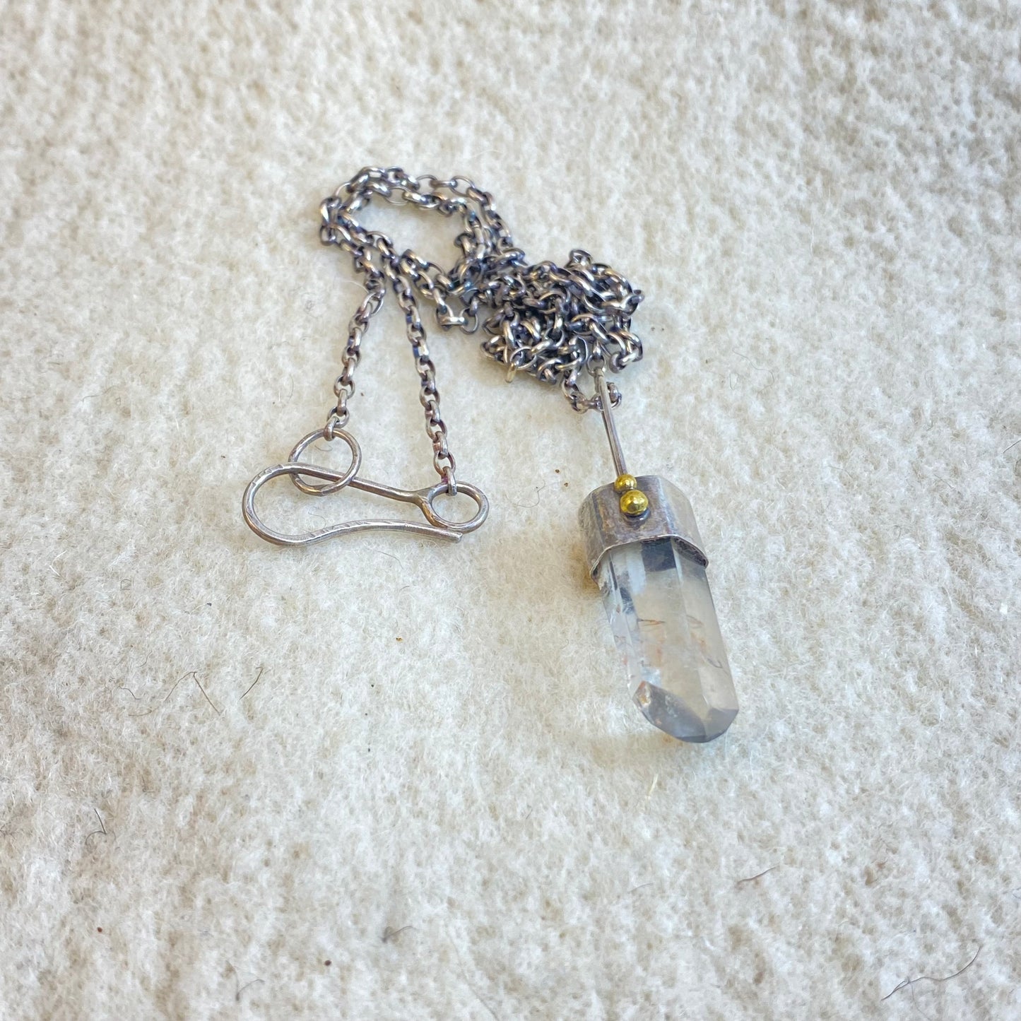 Phantom Quartz Talisman Necklace