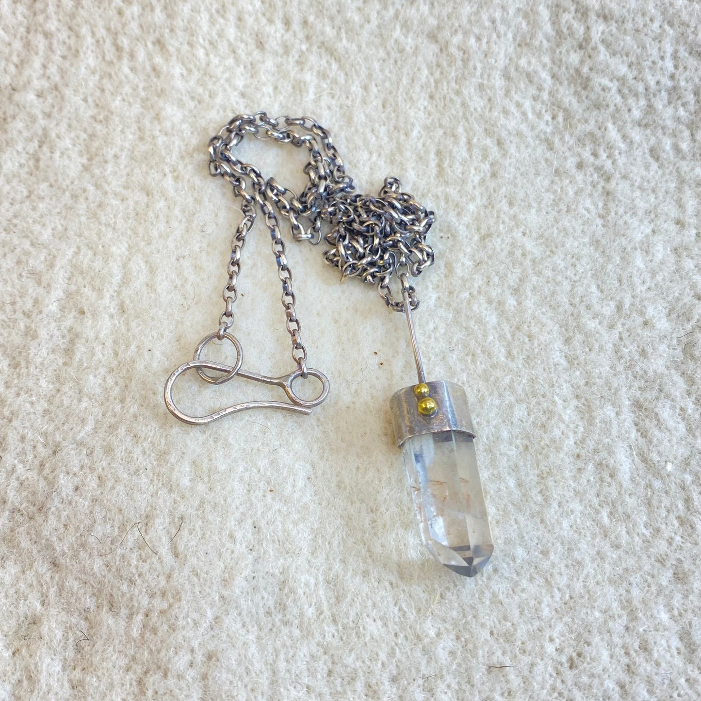 Phantom Quartz Talisman Necklace