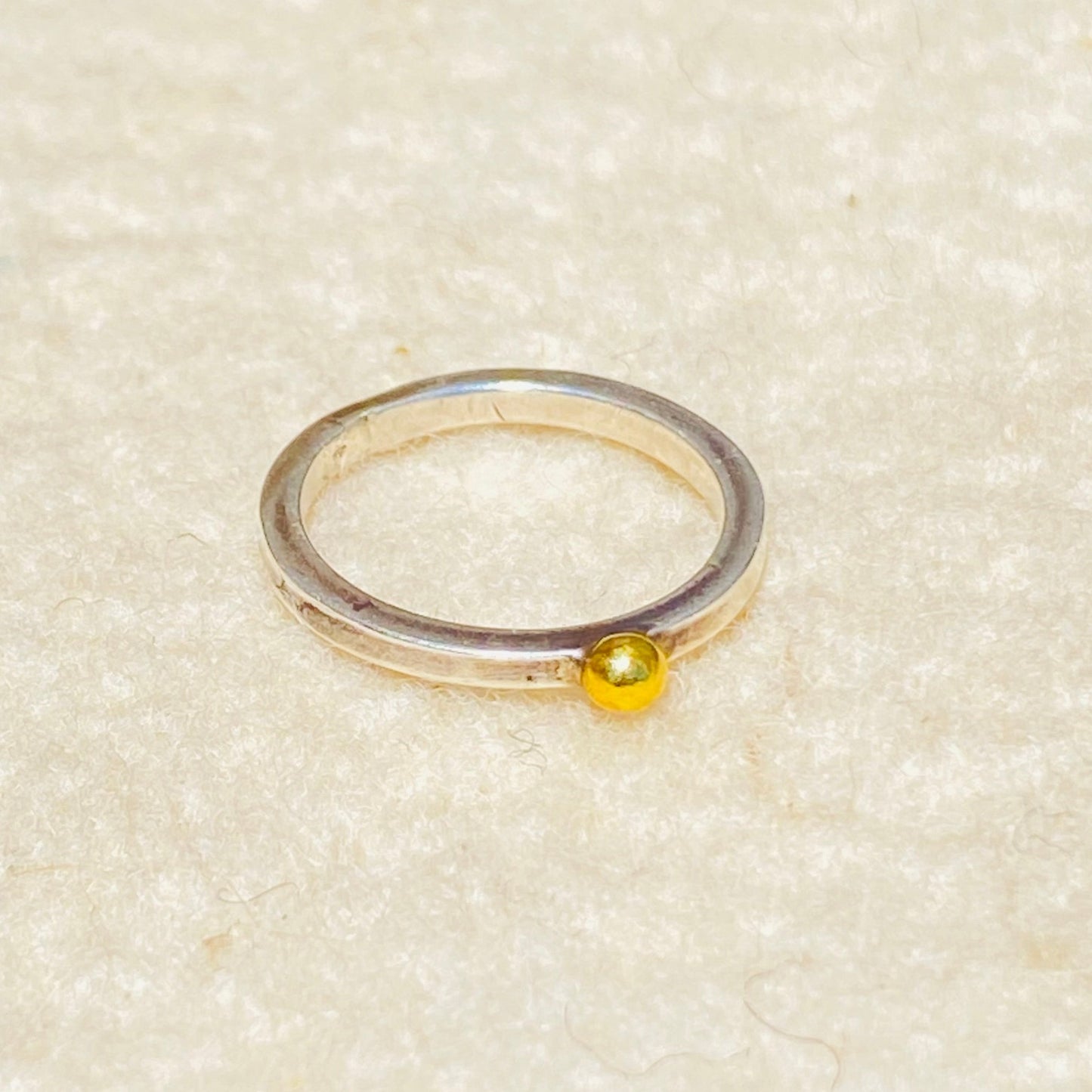 Tiny Dot 14K Ring