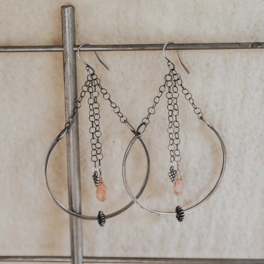 Half Round Chain Hoops