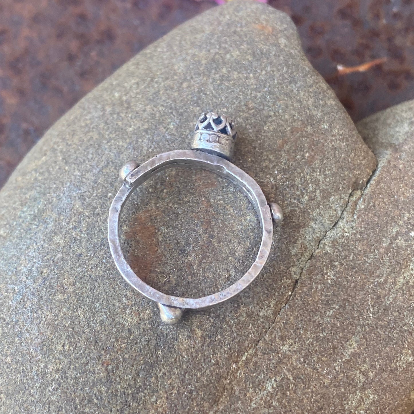 Tiny Blue Sapphire Ring