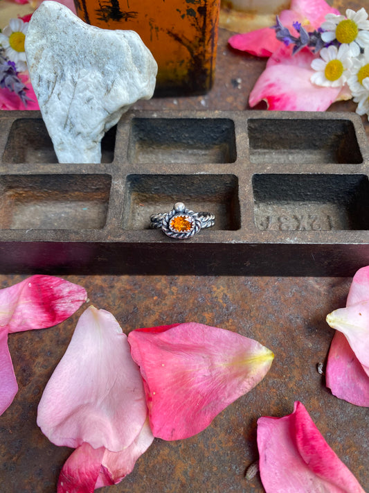 Brandy Citrine Ring