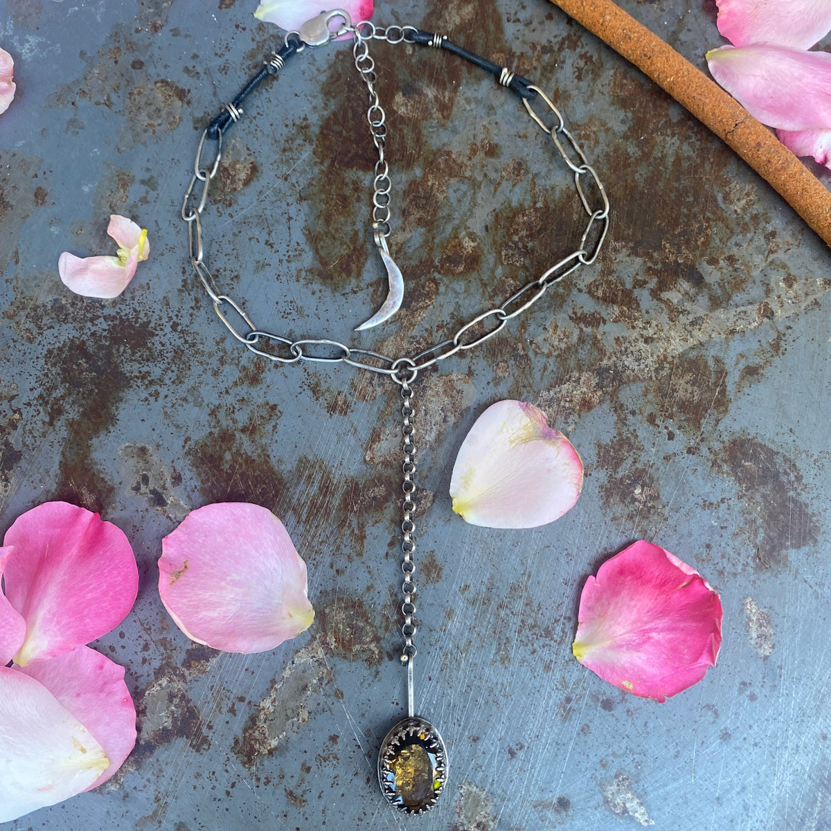 Champagne Quartz Necklace