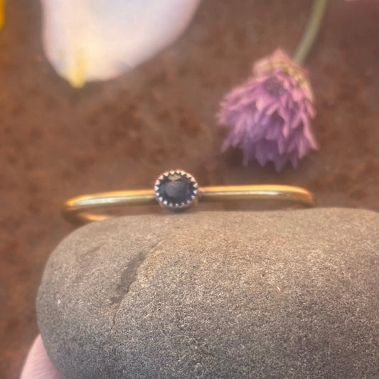 Brass Two Finger Ring