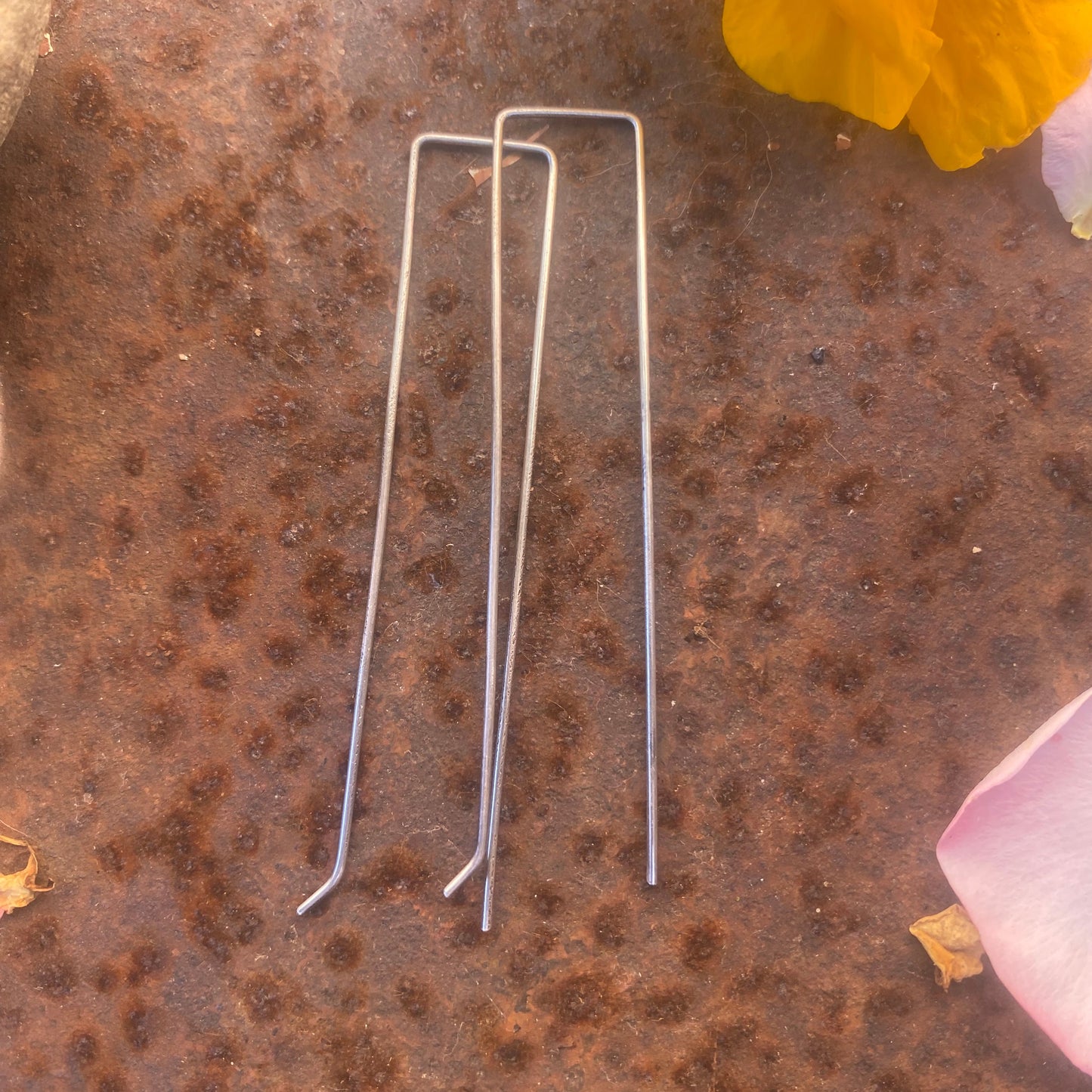 Simple Open Rectangle Earrings