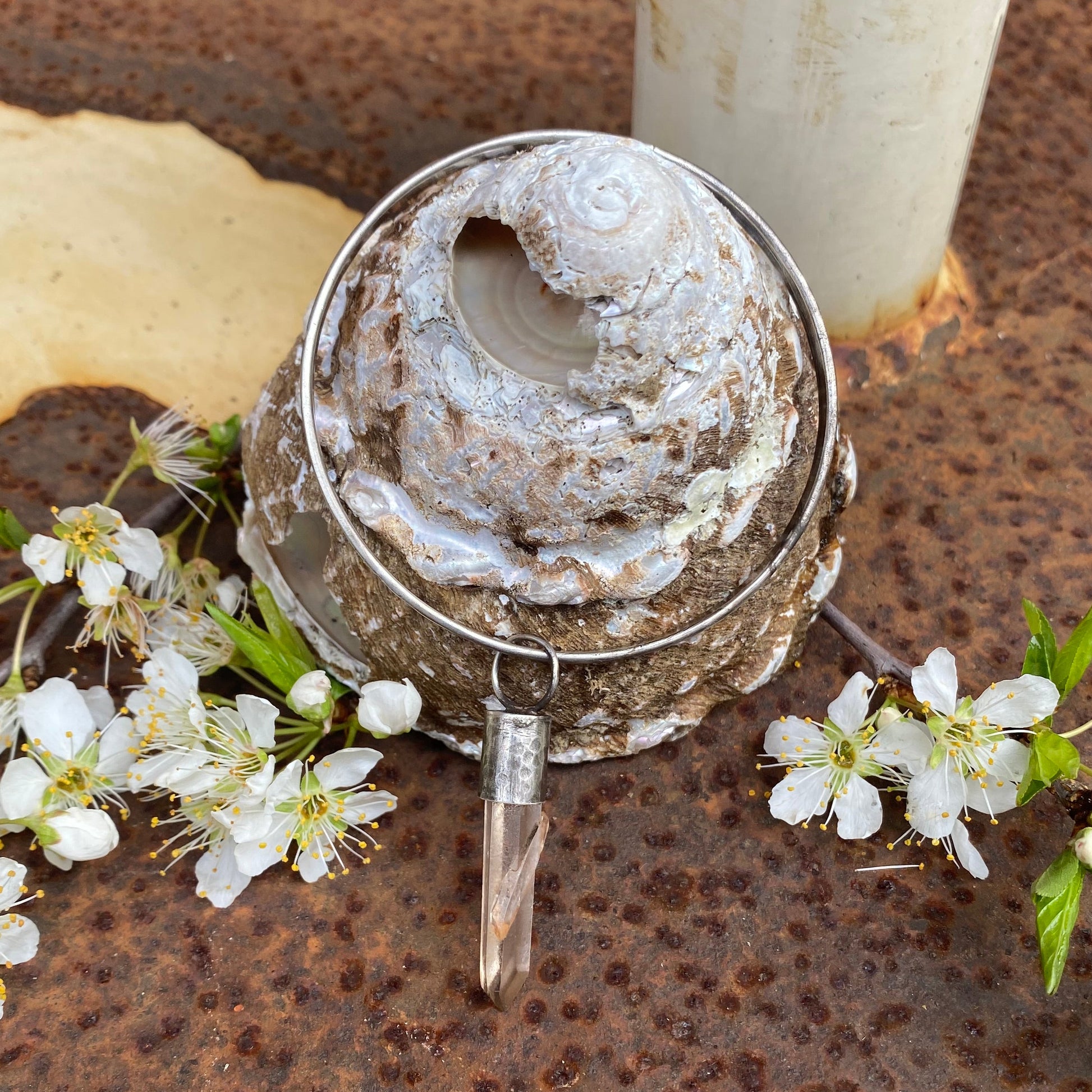 Raw Tangerine Bangle