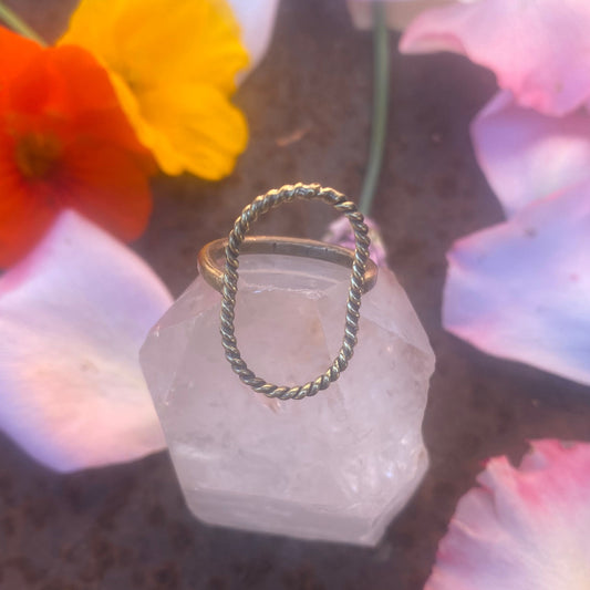 Twisted Brass Ring