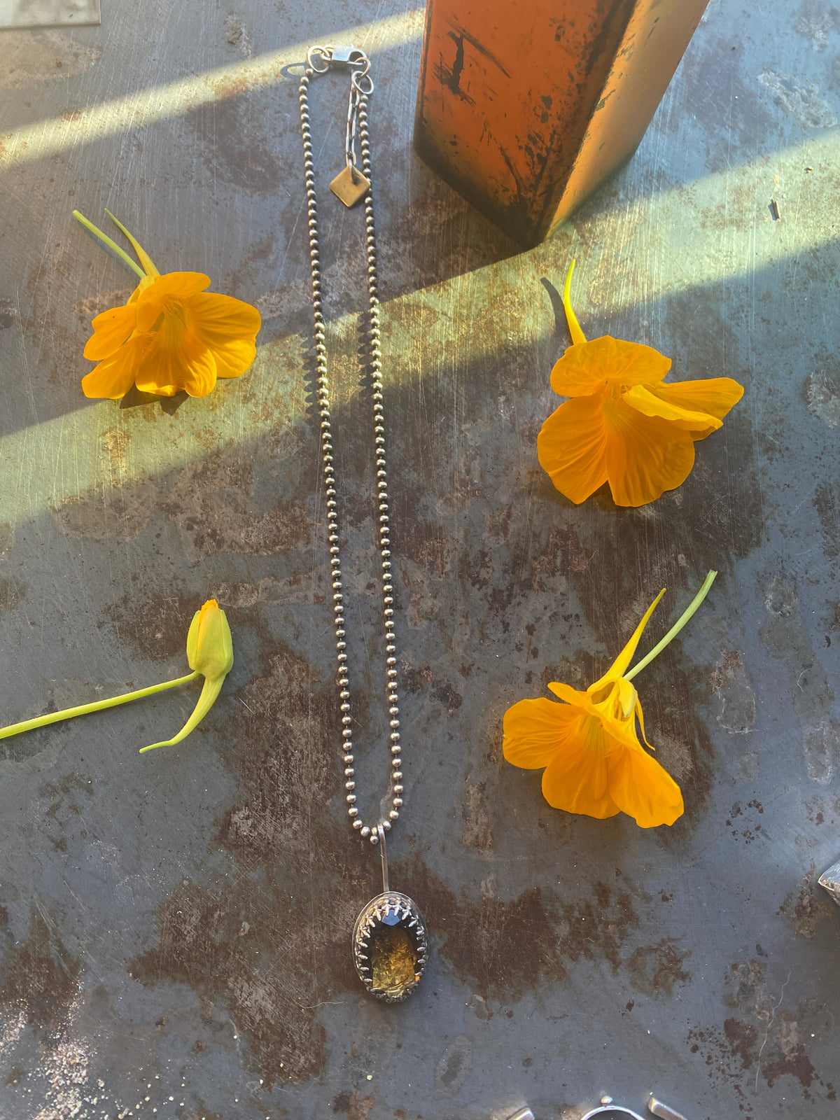 Champagne Quartz Necklace