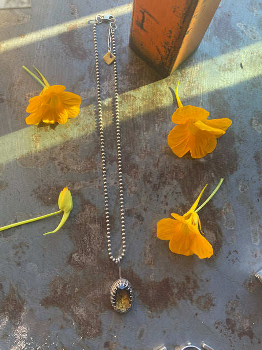 Champagne Quartz Necklace
