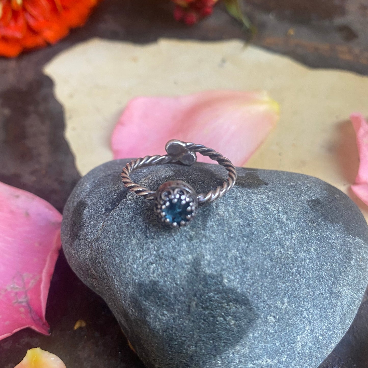 Tiny Kyanite Ring