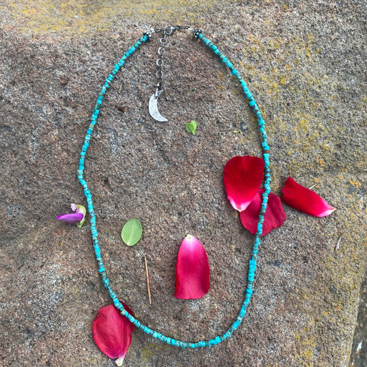 Mexican Turquoise Dainty Necklace