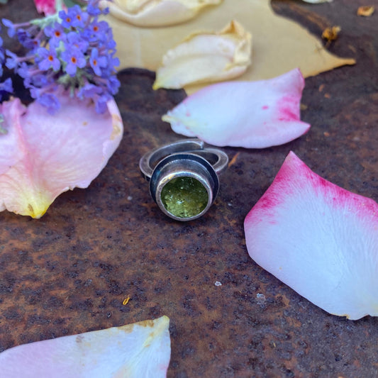 Sterling Ring with Gemstone