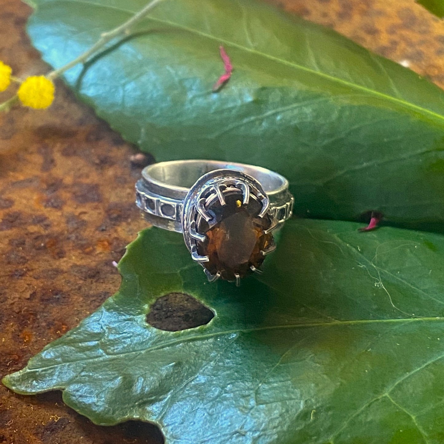 Champaign Quartz Ring