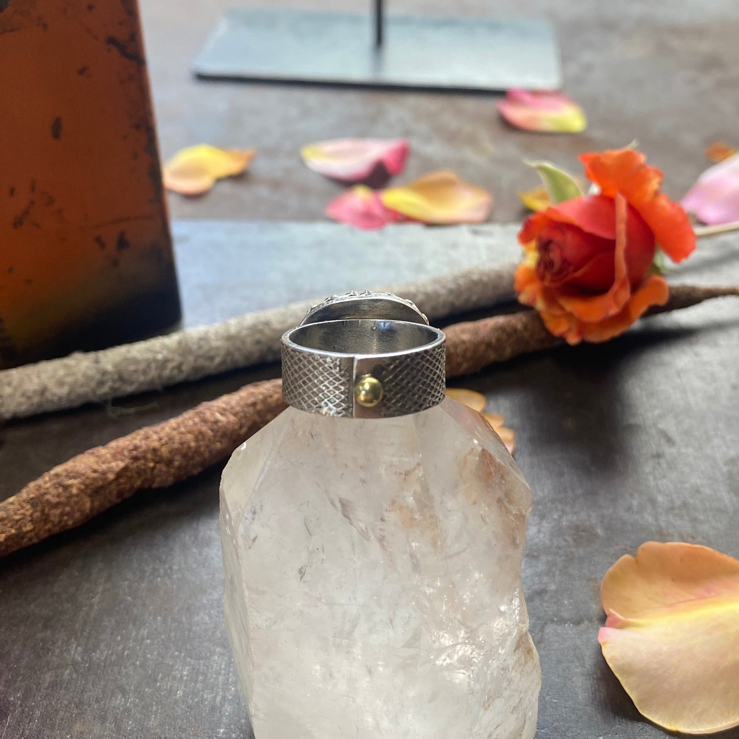 Lemon Quartz Ring