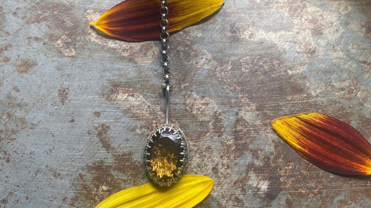 Champagne Quartz Necklace