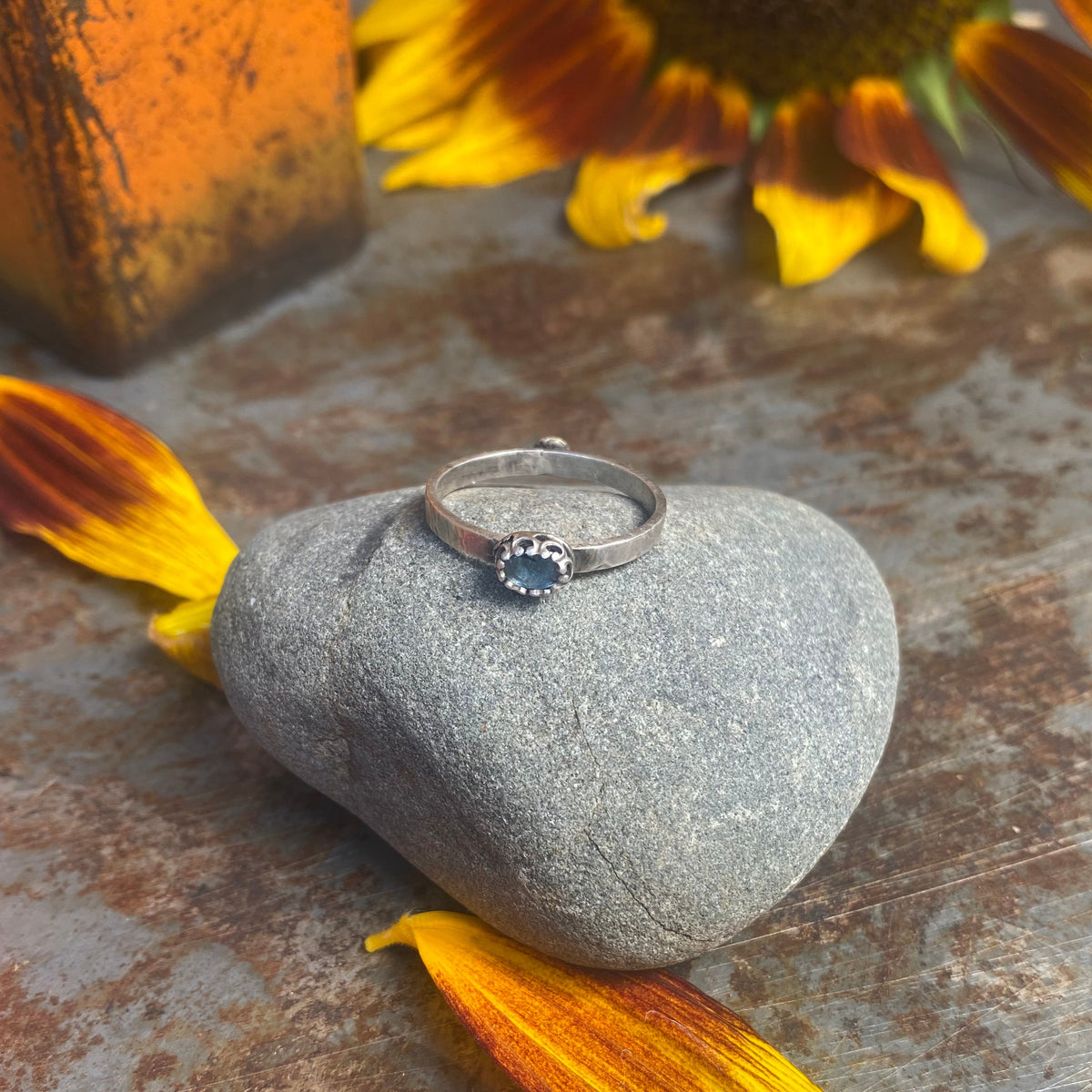 Tiny Kyanite Ring