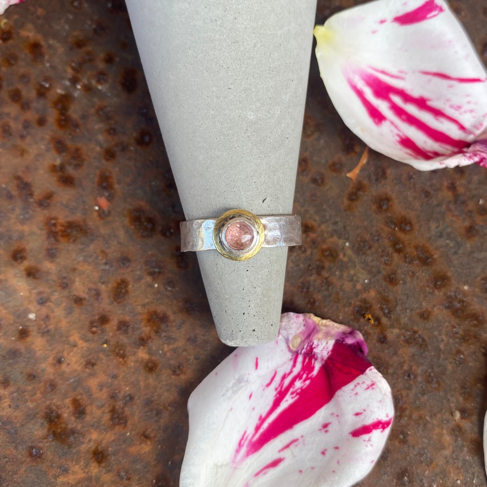 Pink Tourmaline Ring