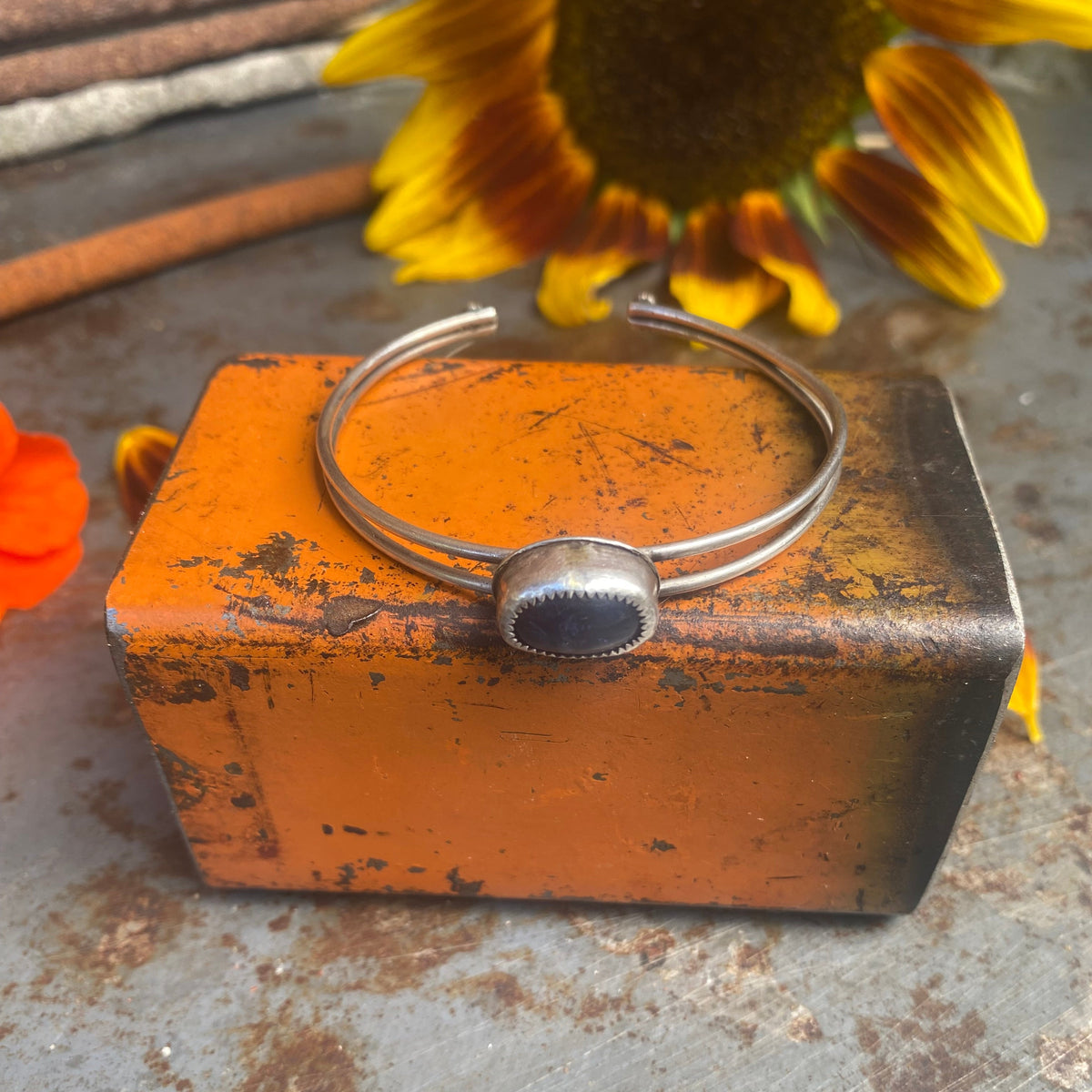one of a kind sterling silver cuff