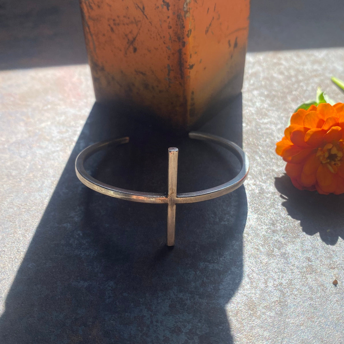 Handforged silver cuff