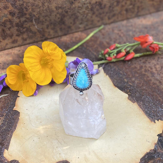 Turquoise Dot Ring