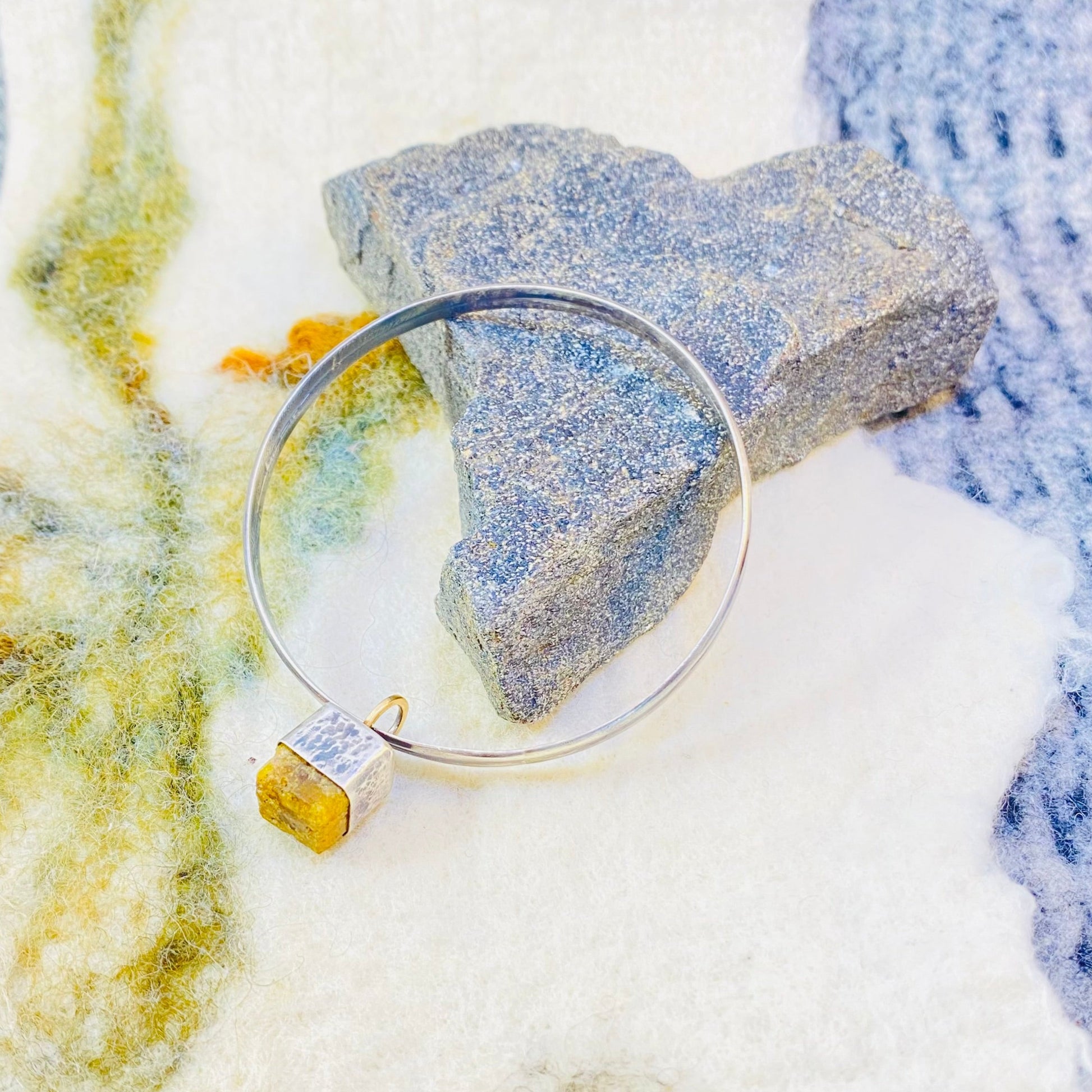 Vesuvianite Cube Bangle
