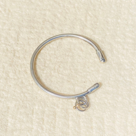 Dot Gold Charm Cuff
